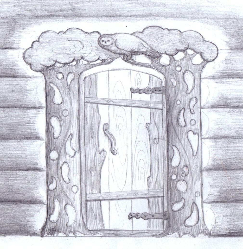 Эскиз входной двери