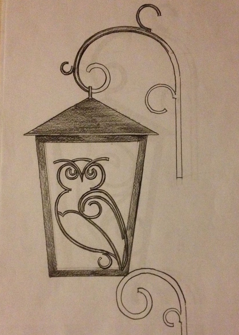 Эскиз фонаря